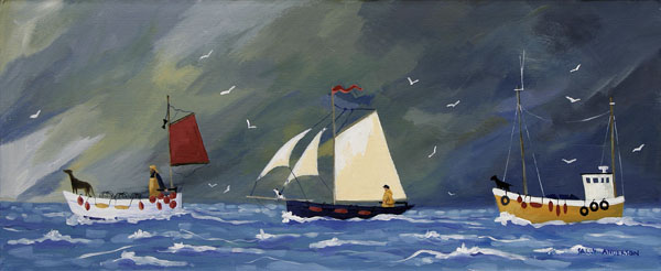 8 SAP Fisherdogs 38x16cm